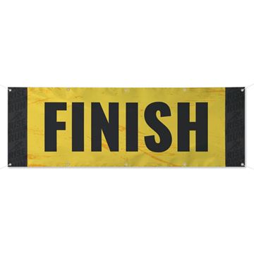 Matte Vinyl Banner with Welded Edge || Custom Banners || Horizontal, 96" x 34"