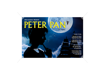 Smooth Vinyl Banner with  Power Tabs || Custom Banners || Horizontal, 36" x 24"