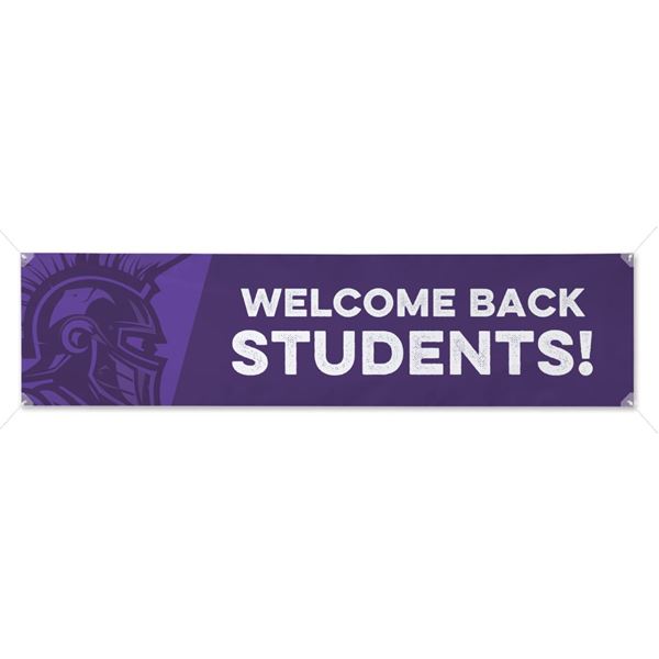 Smooth Vinyl Banner with Power Tabs || Custom Banners || Horizontal, 96" x 24"