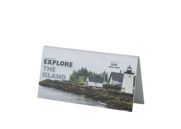 Table Tent Sign || Custom Indoor Signs || Horizontal, 3" x 1.5"