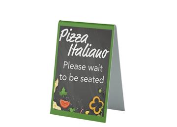 Table Tent Sign || Custom Indoor Signs || Vertical, 4" x 6"